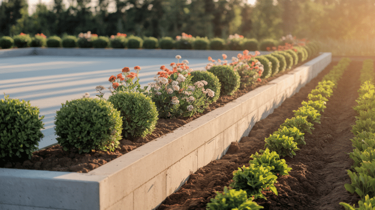 landscaping next to house foundation