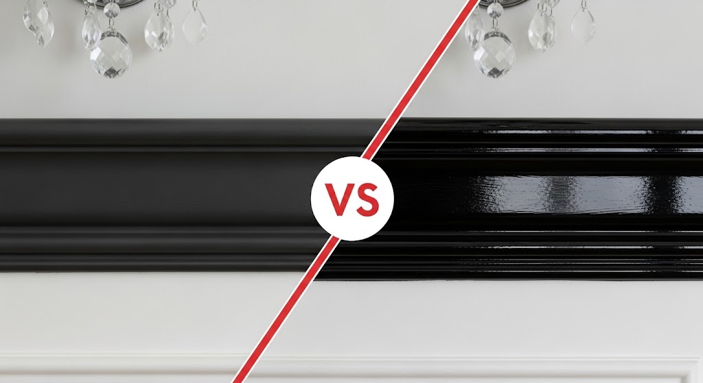 Satin vs Semi-Gloss for Black Trim: A Finish Guide