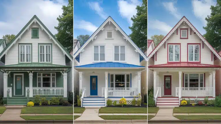 roof colors for a white house