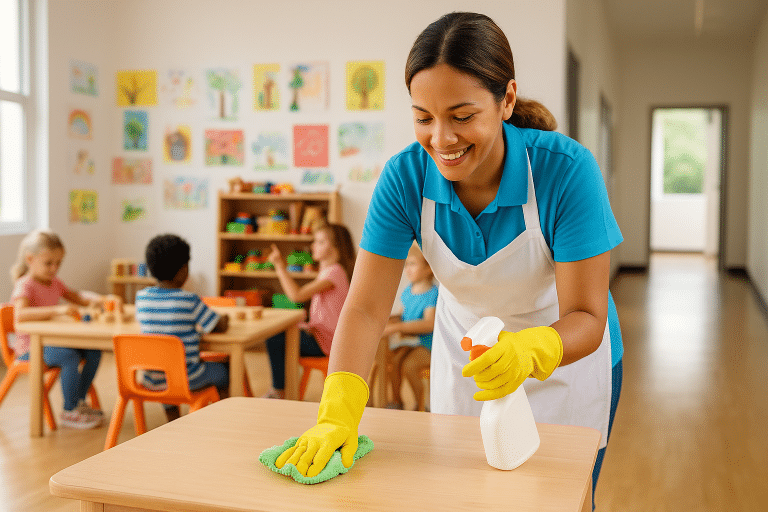 How Professional Cleaning Services Keep Schools and Childcare Centres Safer for Kids